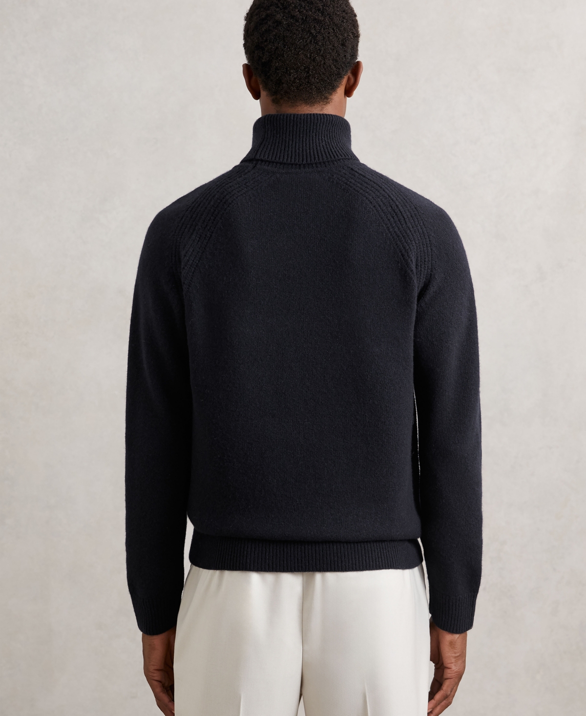Reiss Men's Wool-Cashmere Roll-Neck Sweater