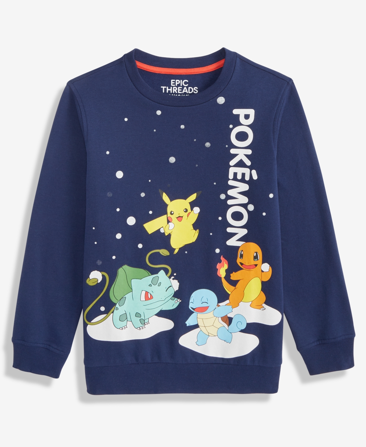 Epic Threads Kids' Boys' 5-20 Pokemon Sweatshirt, Macy's Exclusive In Blue