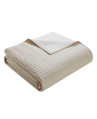 Embroidered Pick Stitch Microfiber 3-Pc. Quilt Set, Full/Queen