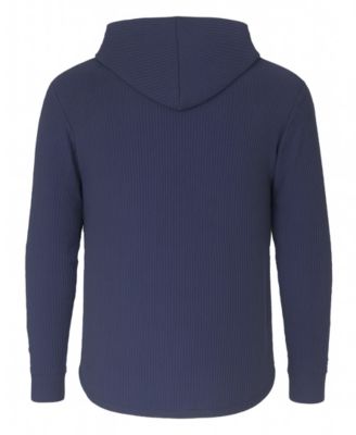 Men's Waffle Knit Thermal Pull-On Hoodie