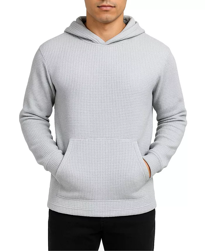 Men's Waffle Knit Thermal Pull-On Hoodie