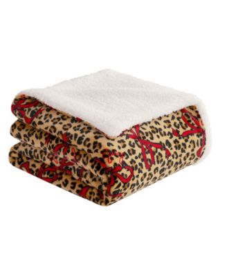 Plush Reversible Sherpa Throw, 50"x 60"