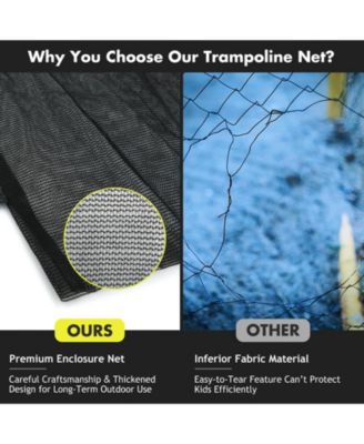 15 Feet Trampoline Safety Replacement Protection Enclosure Net