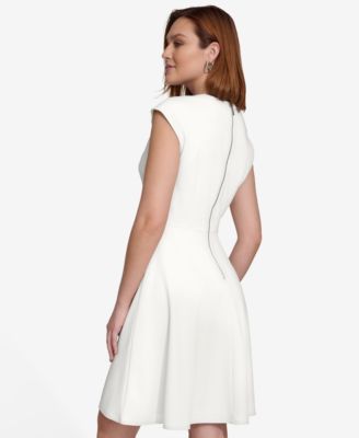 Women's Crewneck Short-Sleeve Dress