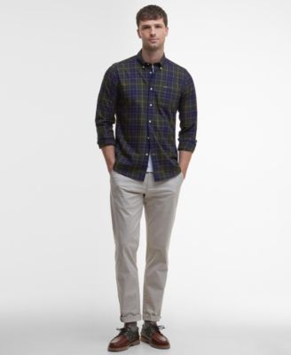 Men's Wetherham Tailored-Fit Tartan Shirt