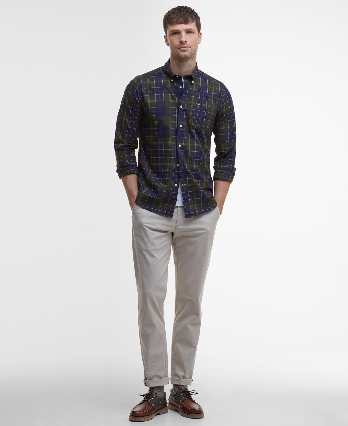 Barbour Men's Wetherham Tailored Fit Tartan Shirt In Multi