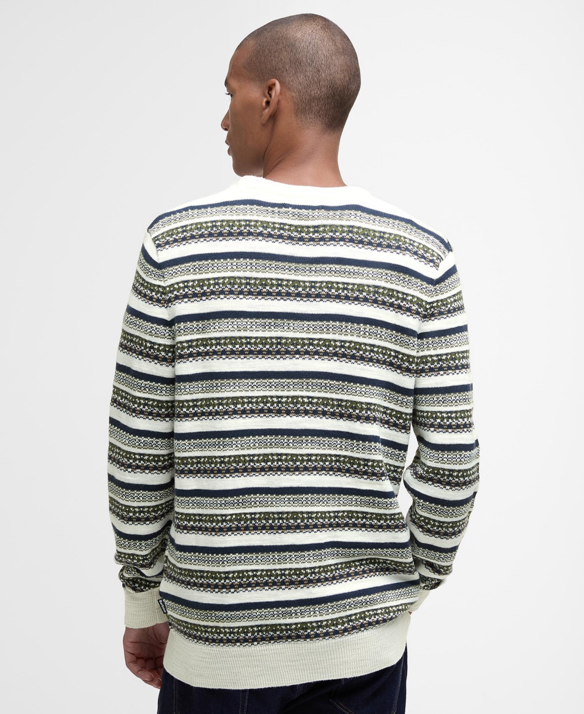 Barbour Men's Topcliffe Fairisle Crewneck Sweater