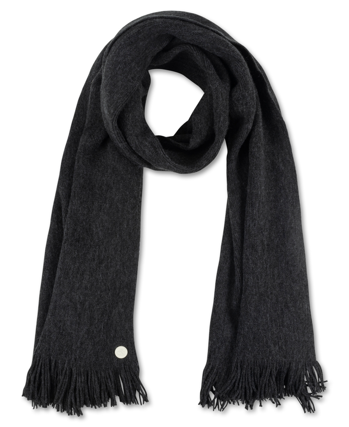 Scotch & Soda Men's Oversized Knitted Scarf In Gray
