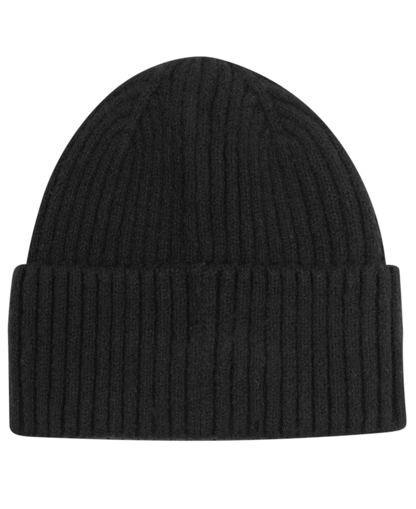 Мужская шапка SCOTCH & SODA Decode Rib Stitched Beanie, цвет: Чёрный — фото 2