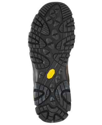 Men's Moab 3 Round Toe Leather Shoes