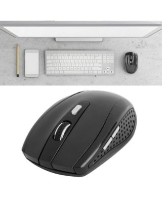 Wireless Mouse with USB Mini Receiver, 2.4G Ergonomic Optical Mouse, 250Hz 1600DPI Computer Mouse for Laptop PC Computer Notebook