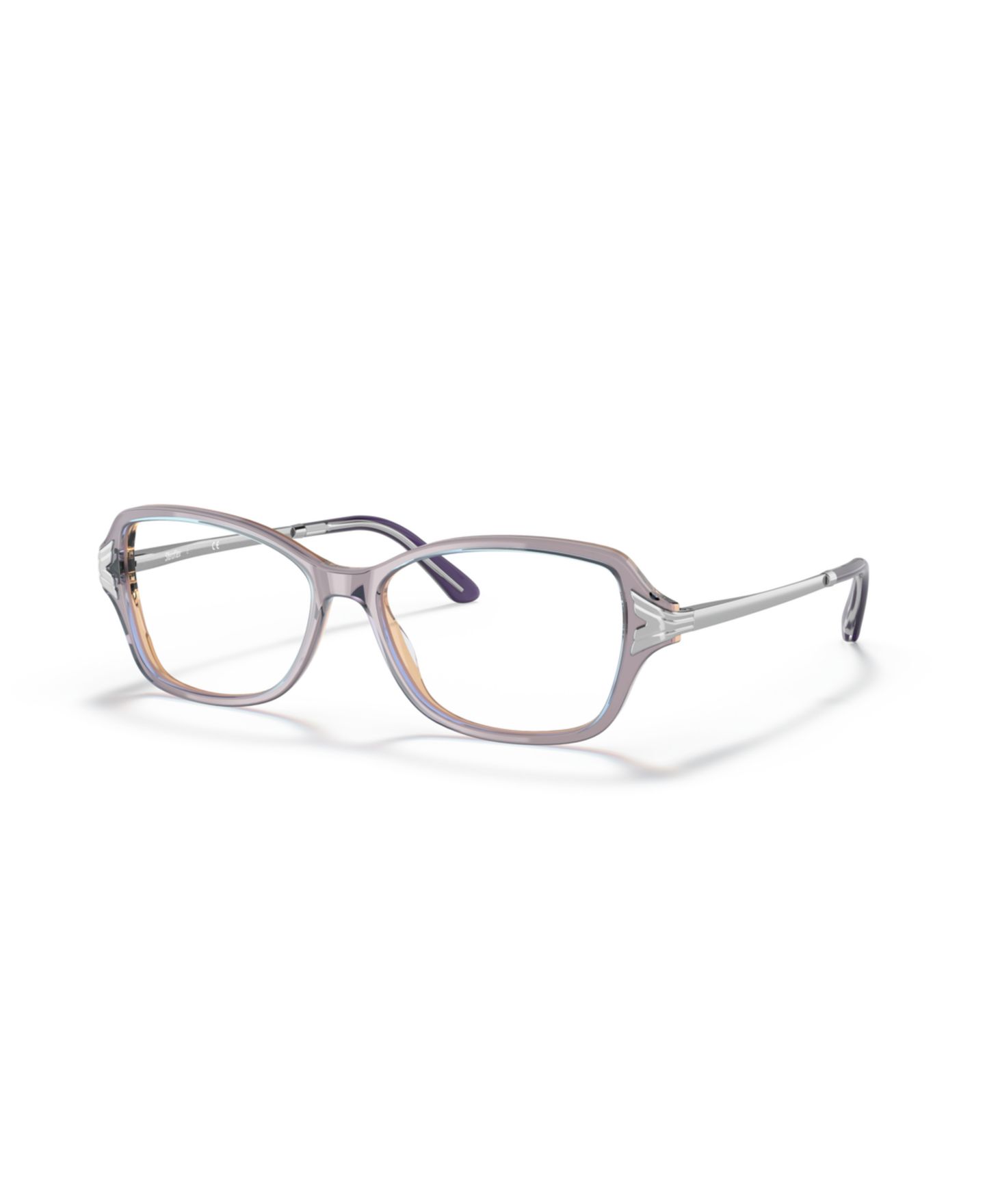 Женские очки Sferoflex Woman Cat Eye Plastic SF1576 Eyeglasses, цвет: Розовый градиентный — фото 6