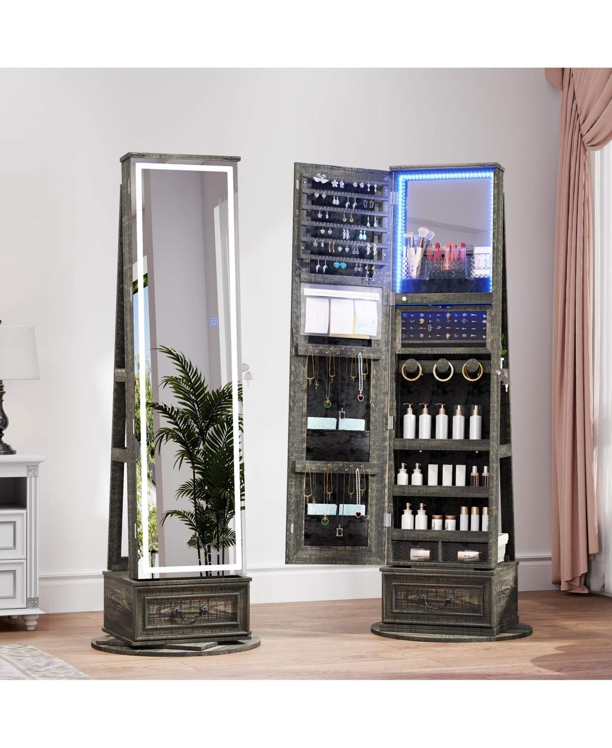 Vlsrka Floor / Wall Full Length Mirror