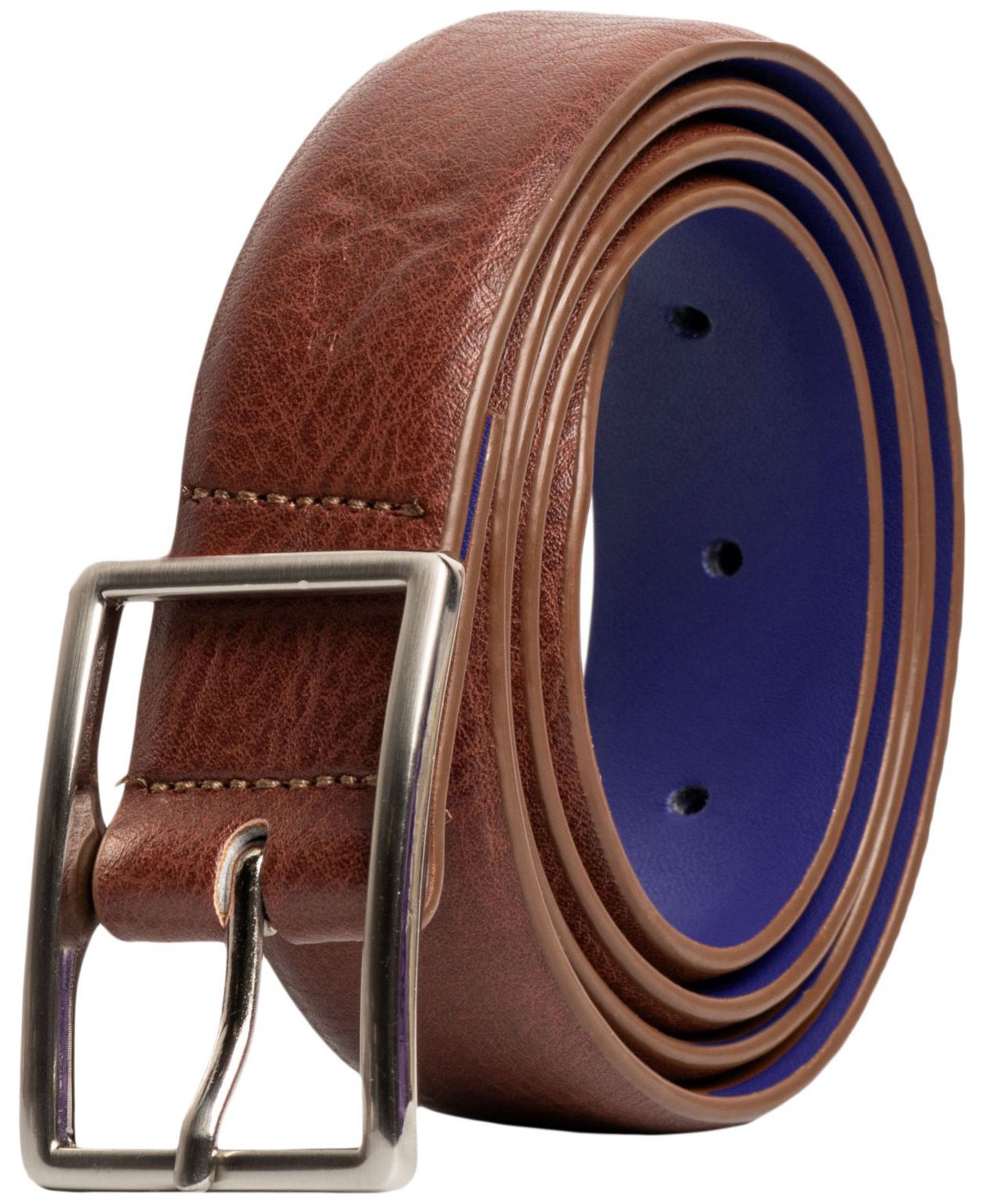Мужской ремень Nick Graham Hand Stained Belt, цвет: Чёрный — фото 4