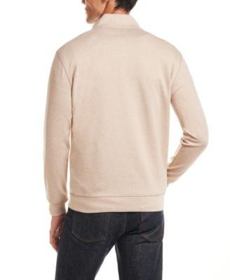 Men's Long-Sleeve Mixy Quarter Zip Sweater