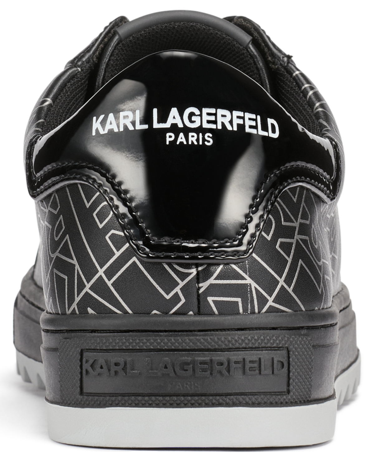 Karl Lagerfeld Paris Men's Leather Detailing Sneakers
