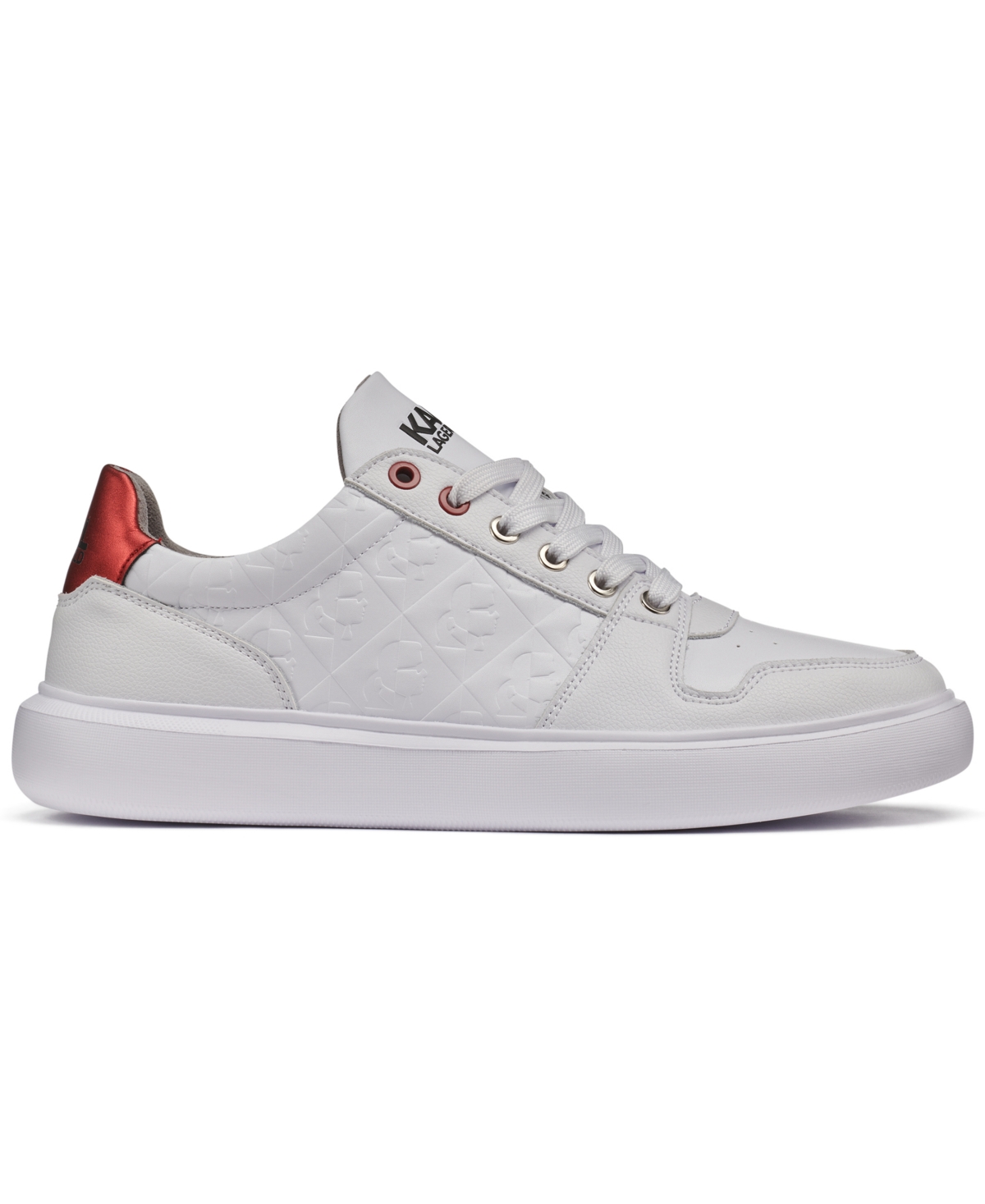 Karl Lagerfeld Paris Men's 3D Logo Stamp Sneakers