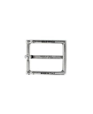 Men's 30mm Lasered Patterned Solid Brass Italian Harness Belt Buckle