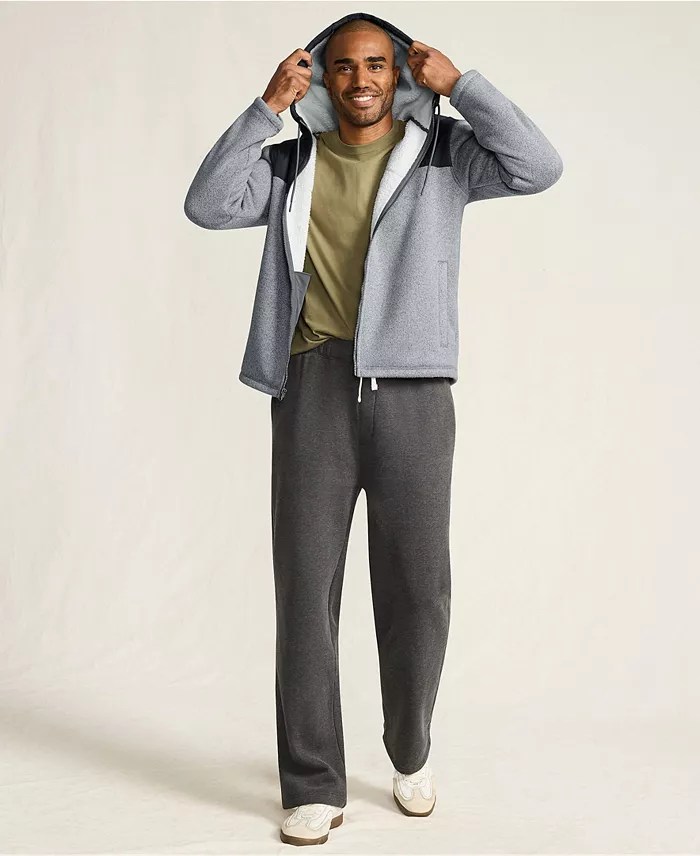 Men's Sweater Fleece Mixed Media Full Zip Jacket - thumbnail 8