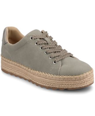 Women's Cosima Esapdrille Round Toe Lace Up Sneakers