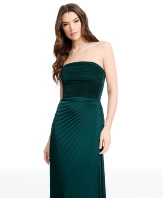 Women's Kinley Strapless Pleated A-Line Ball Gown