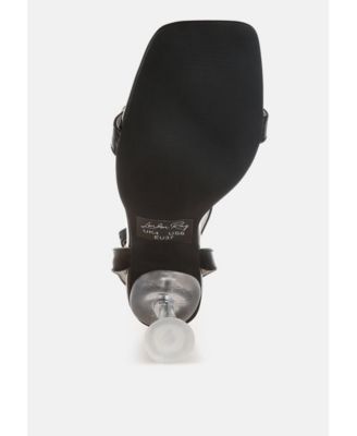 Womens Ebina Charm Detail Spool Heels