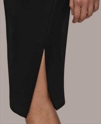 Petite Collared Midi Sheath Dress