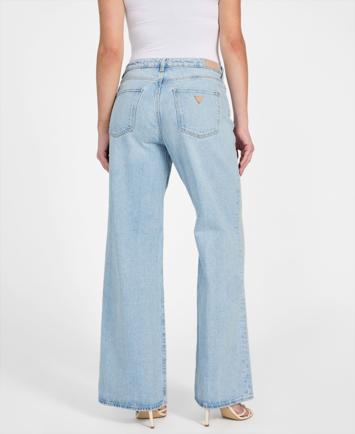 Guess Women's High-Rise Wide-Leg Jeans
