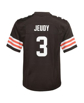 Big Boys and Girls Jerry Jeudy Brown Cleveland Browns Team Game Jersey