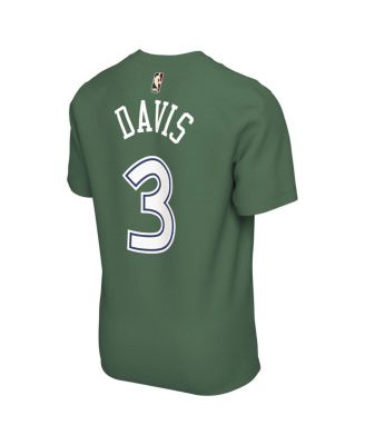Men's and Women's Anthony Davis Green Dallas Mavericks Name Number T-Shirt