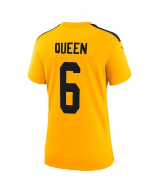 Women's Patrick Queen Gold Pittsburgh Steelers Alternate 1933 Throwback Game Jersey
