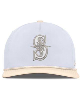 Men's White/Cream Seattle Mariners Pro Performance Snapback Hat