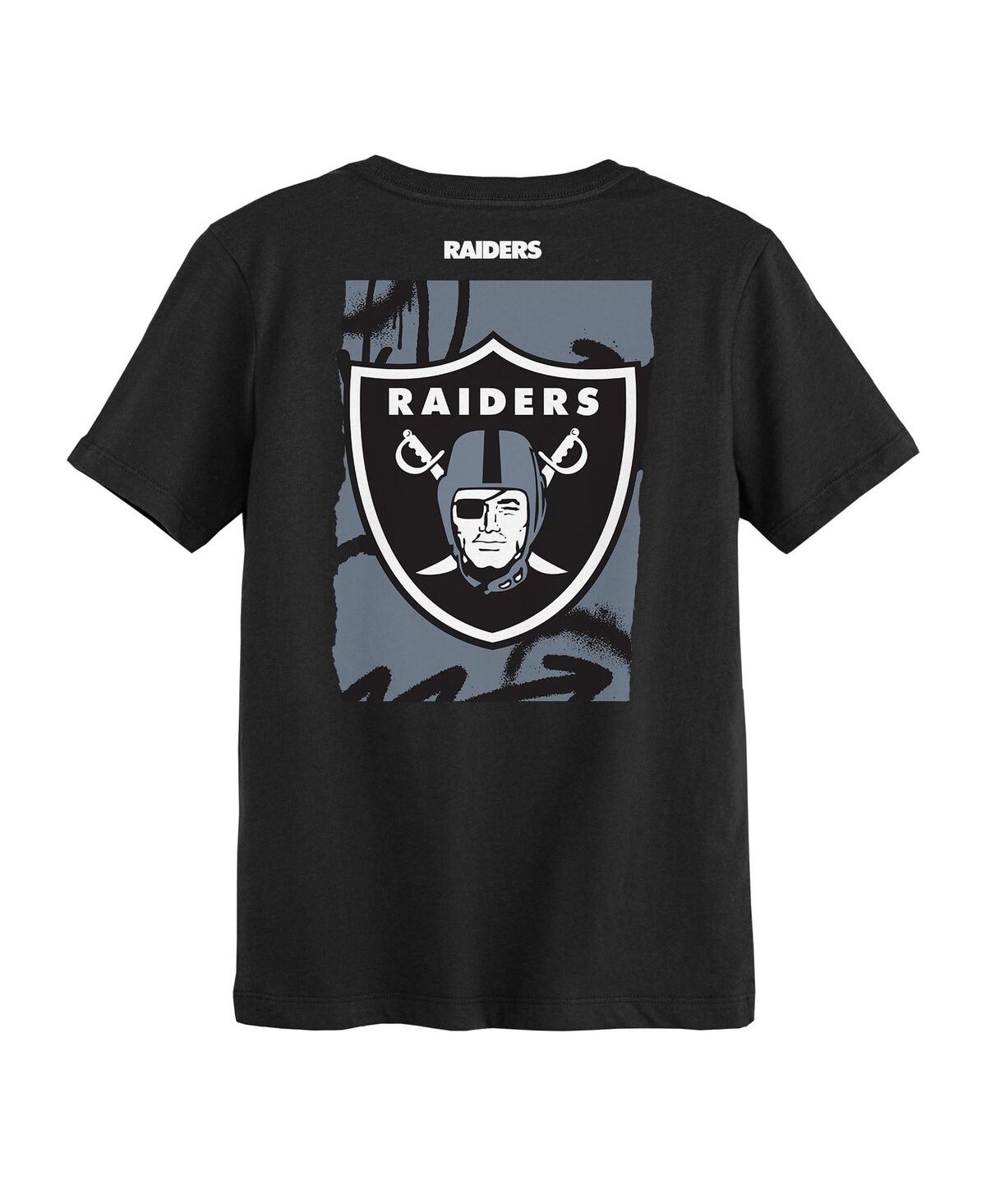 Outerstuff Preschool Black Las Vegas Raiders Posterize T-shirt In Black