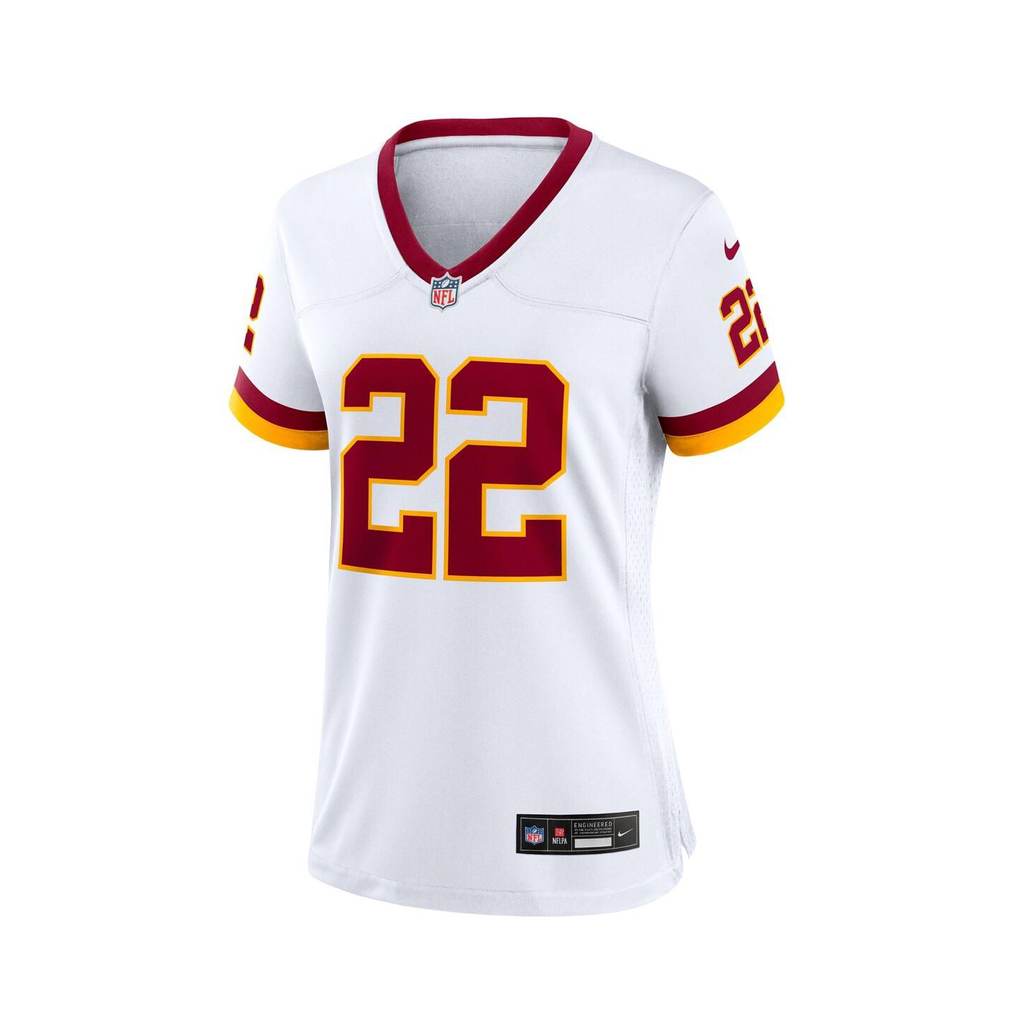 Женское джерси Nike Women's Jacory Croskey-Merritt White Washington Commanders Game Super Bowl Era Jersey — фото 2