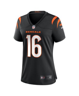 Women's Joe Flacco Black Cincinnati Bengals Team Game Jersey