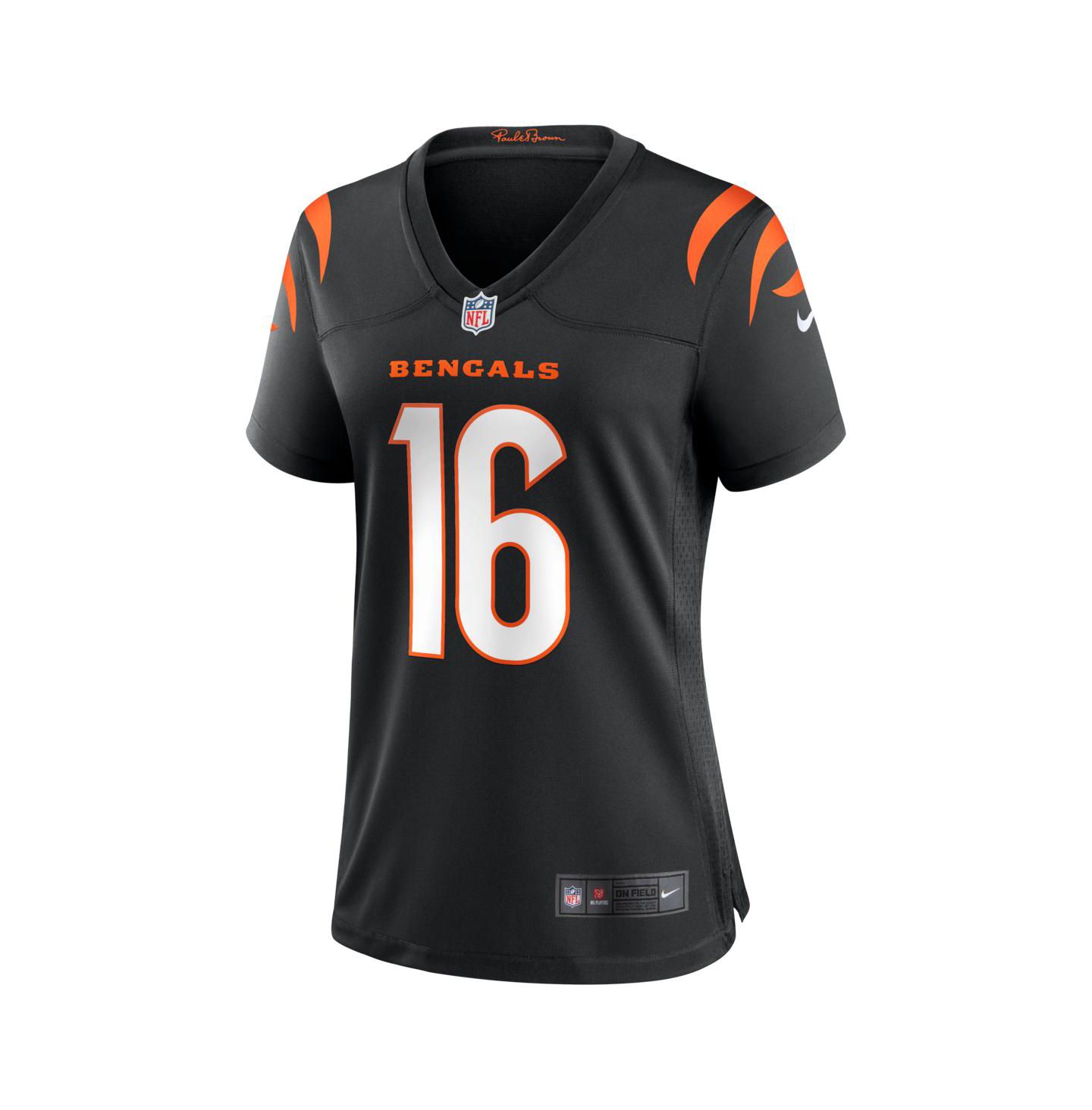 Женский топ Nike Joe Flacco Black Cincinnati Bengals Team Game Jersey — фото 3
