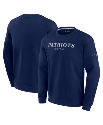 Fanatics - Men's and Women's Navy New England Patriots Elements Unlimited Fleece Pullover Sweatshirt