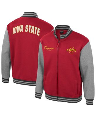 Colosseum - Men's Cardinal Iowa State Cyclones Ambi-Turner Full-Zip Varsity Jacket