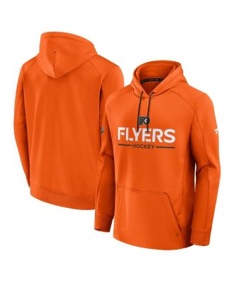 Fanatics - Men's Orange Philadelphia Flyers Authentic Pro Rink Hoodie