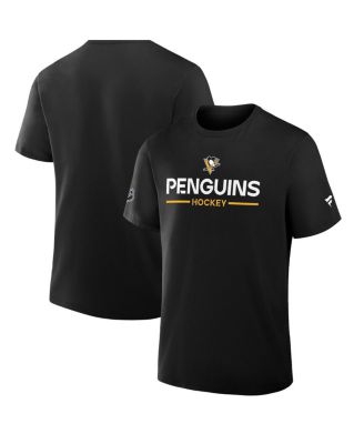 Fanatics - Men's Black Pittsburgh Penguins Authentic Pro Primary T-Shirt