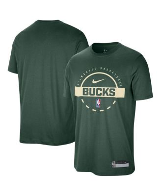 Nike - Men's Hunter Green Milwaukee Bucks 2025/26 On-Court Flare Performance Practice T-Shirt