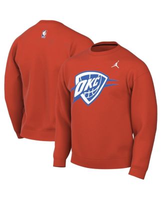 Jordan - Men's Orange Oklahoma City Thunder Statement Edition Sweatshirt