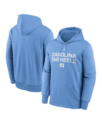 Jordan - Men's Carolina Blue North Carolina Tar Heels Team Stacked Performance Pullover Hoodie