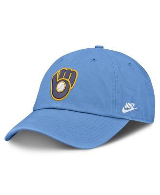 Nike - Men's Light Blue Milwaukee Brewers Cooperstown Collection Club Adjustable Hat