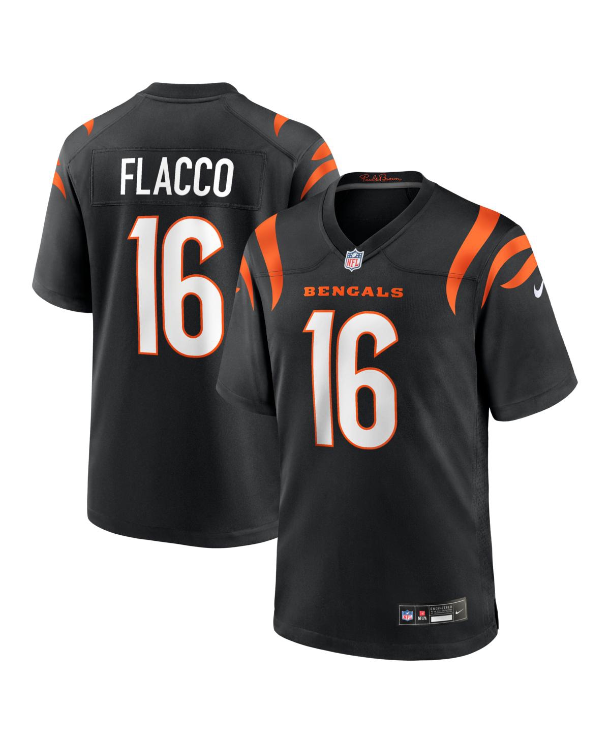 Nike Men's Joe Flacco Black Cincinnati Bengals Team Game Jersey