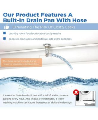 Laundry Pedestal, 700 LBS Capacity Washer Dryer Pedestal, 29''29''23''H Washer and Dryer Stand