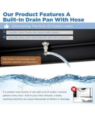 Laundry Pedestal, 700 LBS Capacity Washer Dryer Pedestal, 29''29''23''H Washer and Dryer Stand