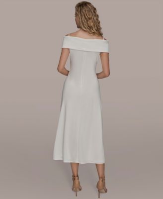 Women's Criss-Cross Off-Shoulder Dress