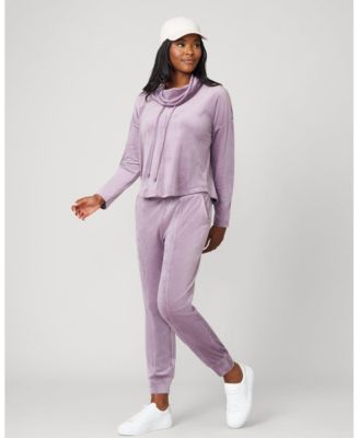 Women's Velour Cowlneck Jogger Set