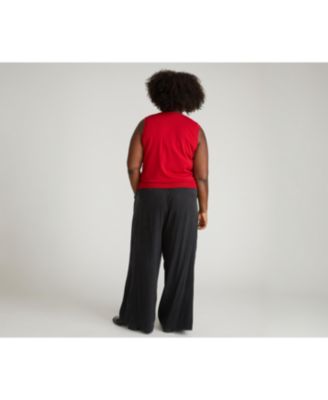 Plus Size Palais Cooling Cupro Wide Leg Pant